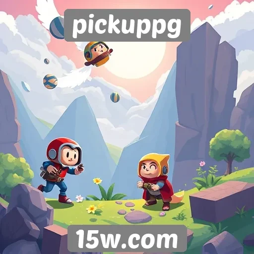Diversidade de jogos disponíveis na plataforma pickuppg